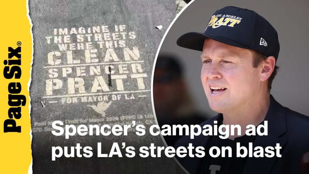 Spencer Pratt's latest campaign ad puts LA's filthy streets on blast