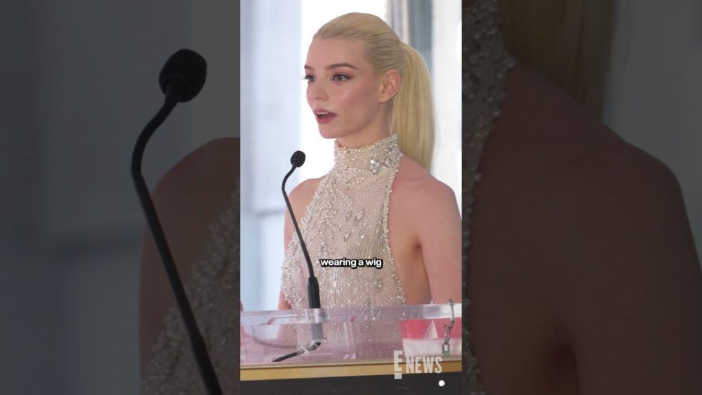 Anya Taylor-Joy gives Miley Cyrus a sweet speech during her Hollywood Walk of Fame ceremony.