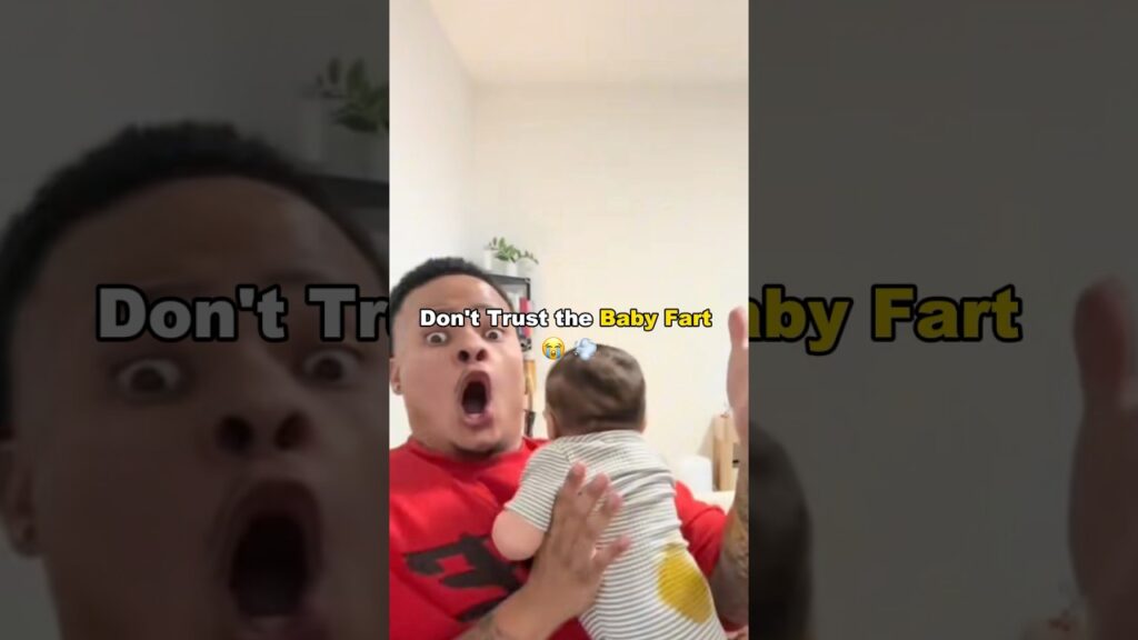 Don’t Trust the baby fart 💨 #babyshorts #fart #funnybaby #parenting #foryou