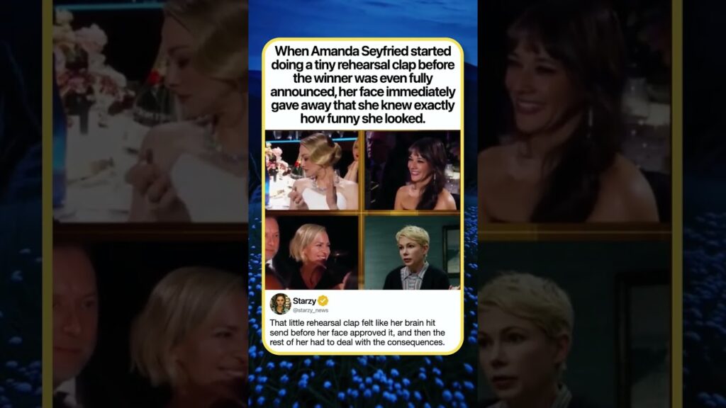 AMANDA SEYFRIED PRACTICED THE APPLAUSE