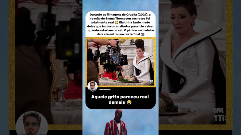 Emma Thompson Estava em Pânico 😳 | Cruella (2021)
