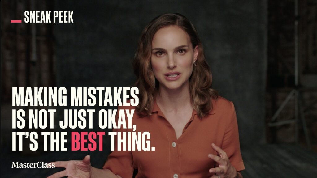 Natalie Portman on Why Not Knowing Makes You a Better Actor | First Lesson | MasterClass