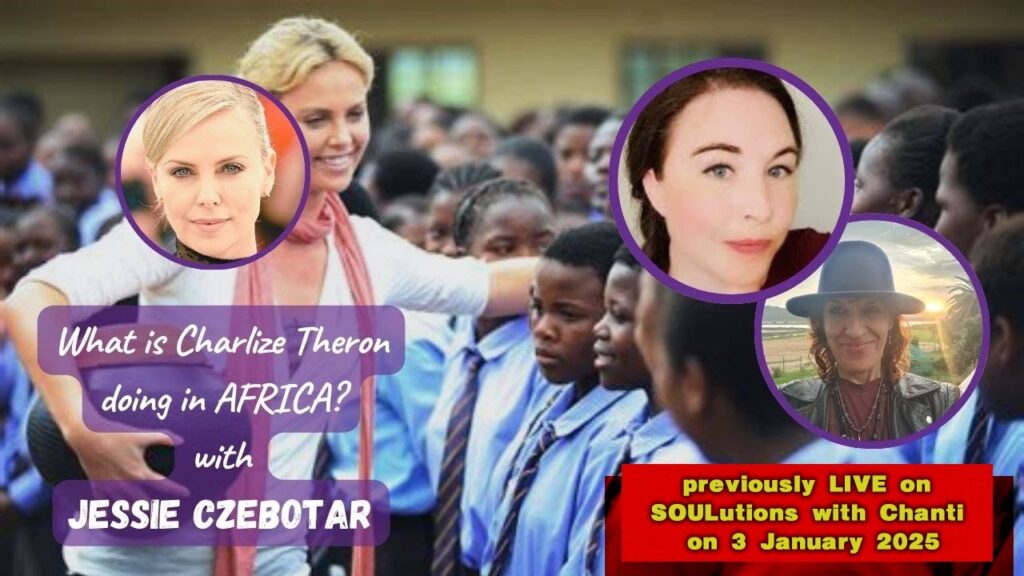 What is Charlize Theron doing in AFRICA  with JESSIE CZEBOTAR