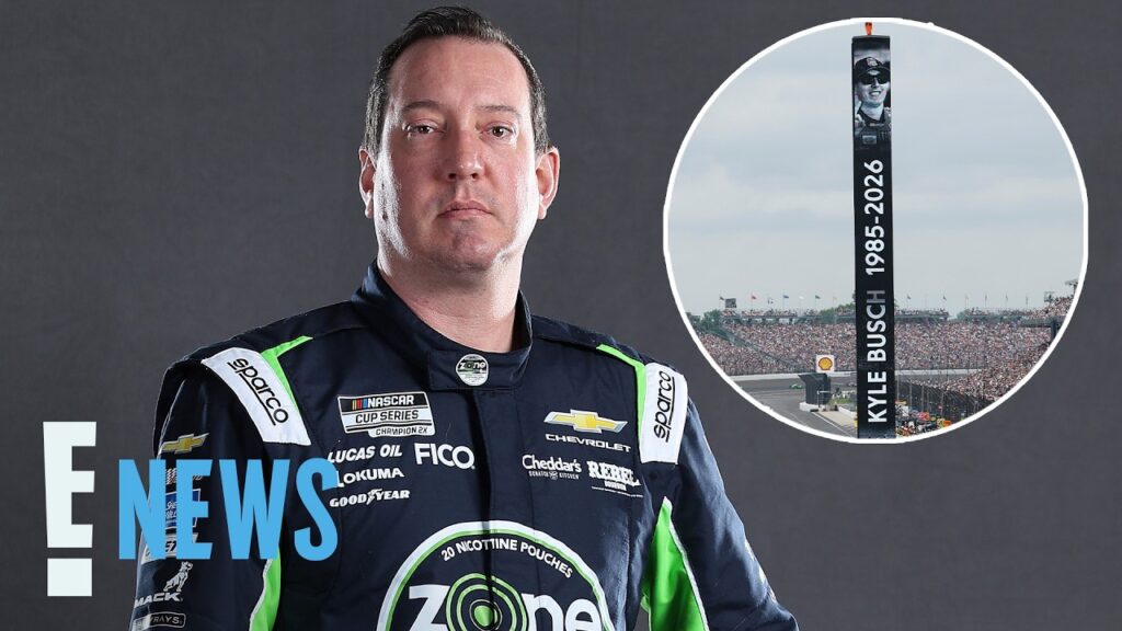 NASCAR's Kyle Busch Honored During Indy 500 3 Days After His Death