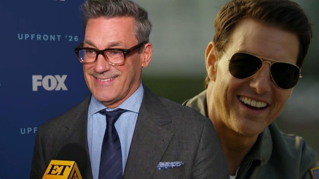 Jon Hamm REACTS to Top Gun 3 Being a Go with Tom Cruise (Exclusive)