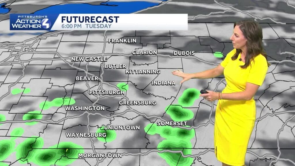 Isolated Showers Linger today and into Tomorrow