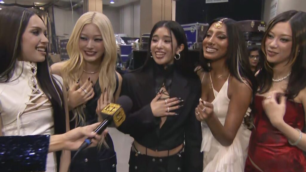 KATSEYE MANIFESTING BTS Collab After AMAs Win! (Exclusive)