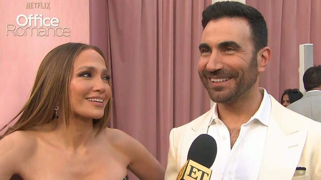 Jennifer Lopez Makes Brett Goldstein BLUSH With KISSING COMPLIMENT! (Exclusive)