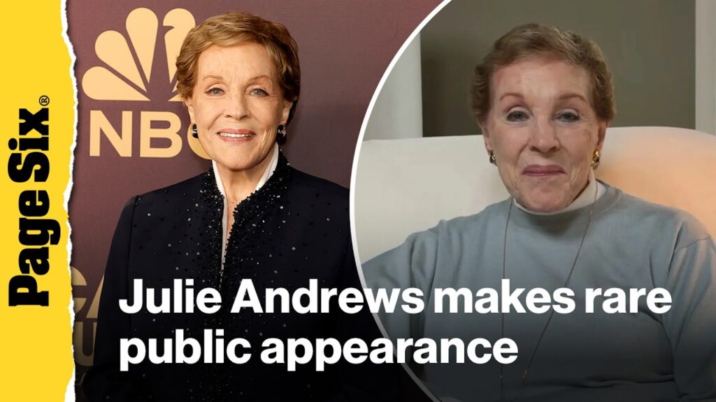 Julie Andrews makes rare public appearance to raise awareness for Parkinson’s disease Julie Andrews makes rare public appearance to raise awareness for Parkinson's disease