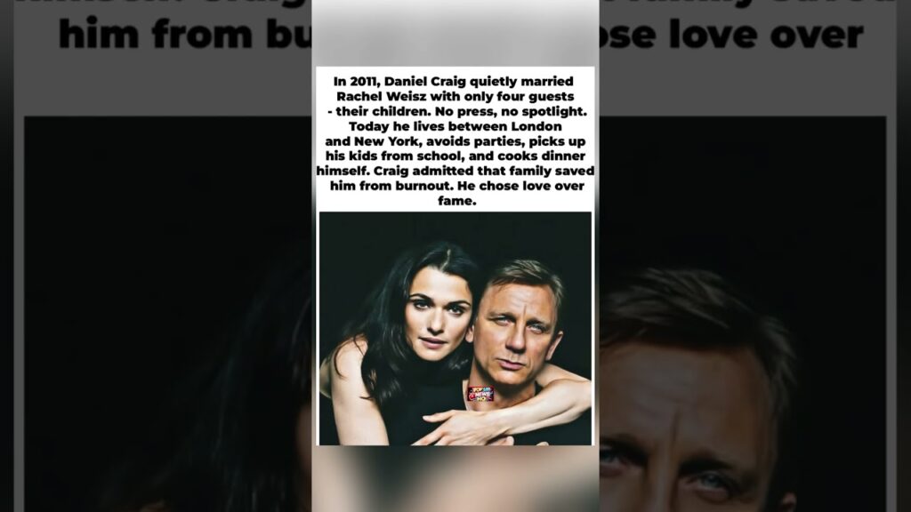 Daniel Craig Married Rachel Weisz With 4 Guests — Their Kids. No Press, No Spotlight #shorts