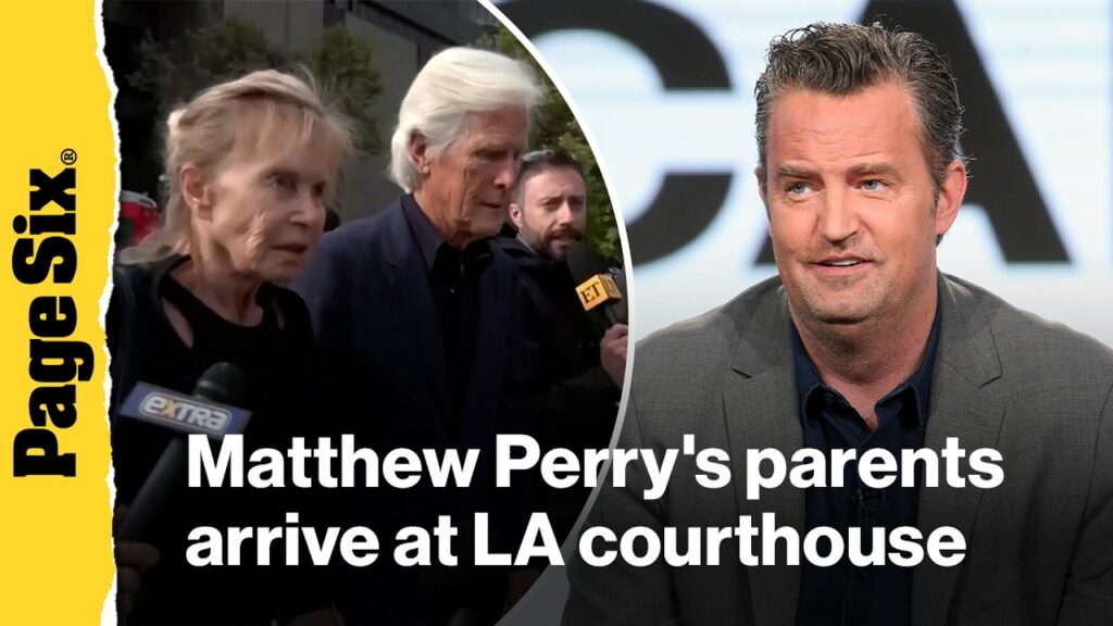 Matthew Perry's mother & step father at sentencing of actor's former assistant Kenneth Iwamasa