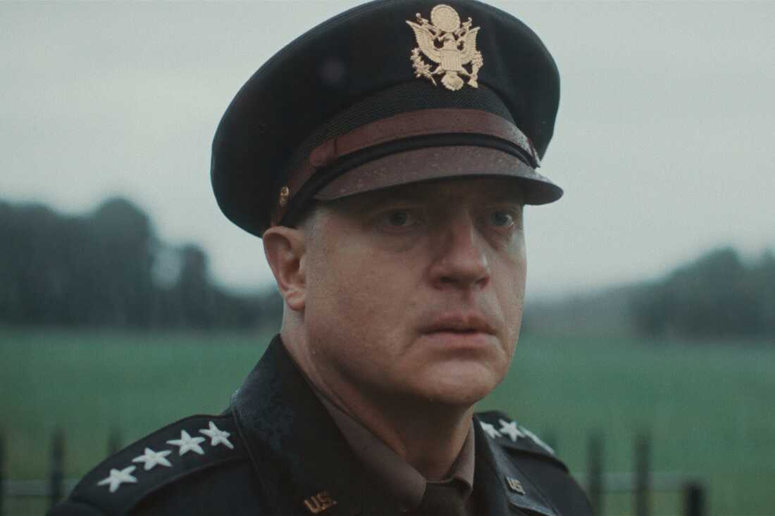 Brendan Fraser as Dwight D. Eisenhower.