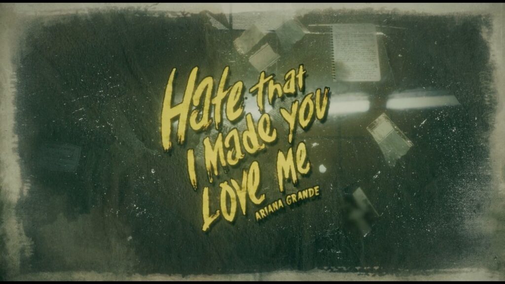 Ariana Grande – hate that i made you love me (official lyric video) Ariana Grande - hate that i made you love me (official lyric video)