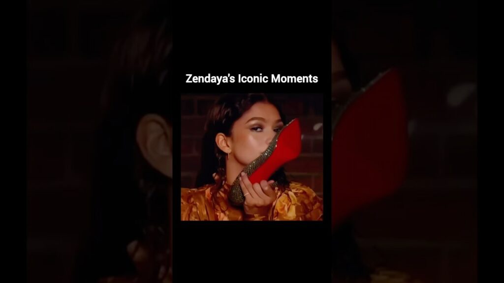 Zendaya smelling her own shoe to prove a point is wild 💀 Zendaya smelling her own shoe to prove a point is wild 💀