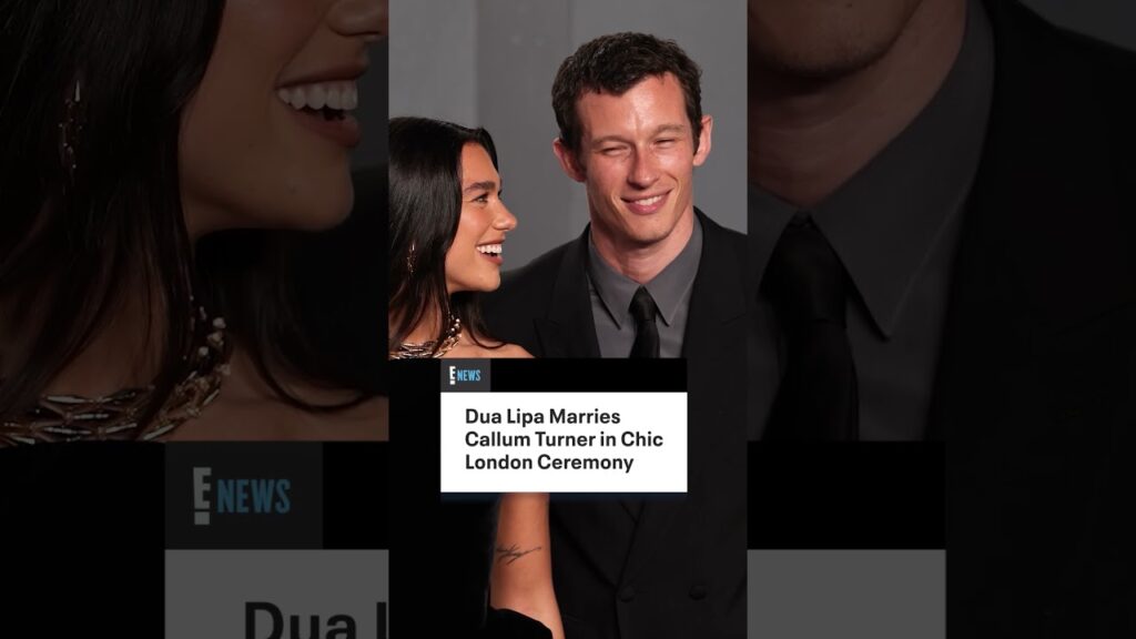 Dua Lipa and Callum Turner are married. 💘
