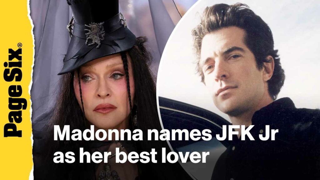 Madonna names John F. Kennedy Jr as her BEST ever lover Madonna names John F. Kennedy Jr as her BEST ever lover