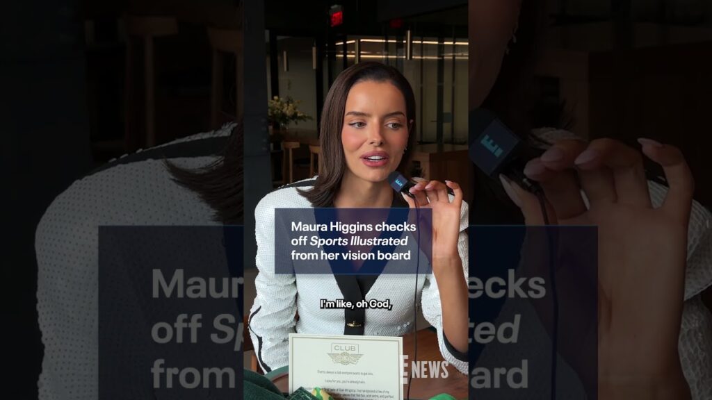 Maura Higgins shared that “Sports Illustrated” was on her vision board…and it came true in Miami!👏 Maura Higgins shared that "Sports Illustrated" was on her vision board...and it came true in Miami!👏