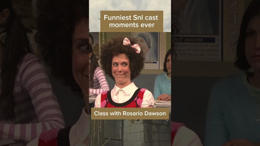 class with Rosario Dawson #comedygold #funny #snl