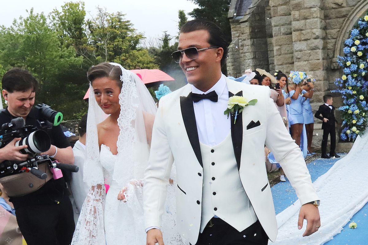Venezuela Fury on her wedding day with husband Noah Price