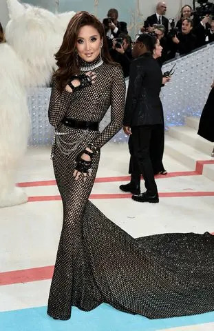 Ashley Park arriving at the Met Gala in N.Y.C. on May 1, 2023Credit: Jamie McCarthy/Getty