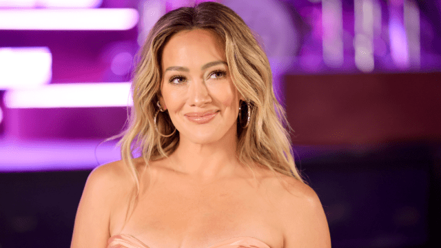 Hilary Duff Swaps Swimsuit for Strapless Top That Barely Holds On