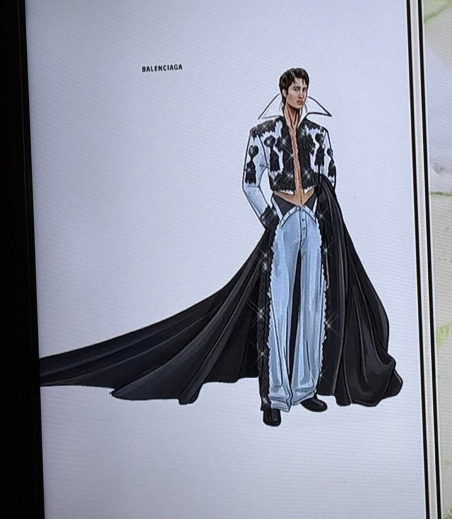 The sketch of Hudson Williams’ Met Gala look was released and people are comparing it to the final product. What do you think?
