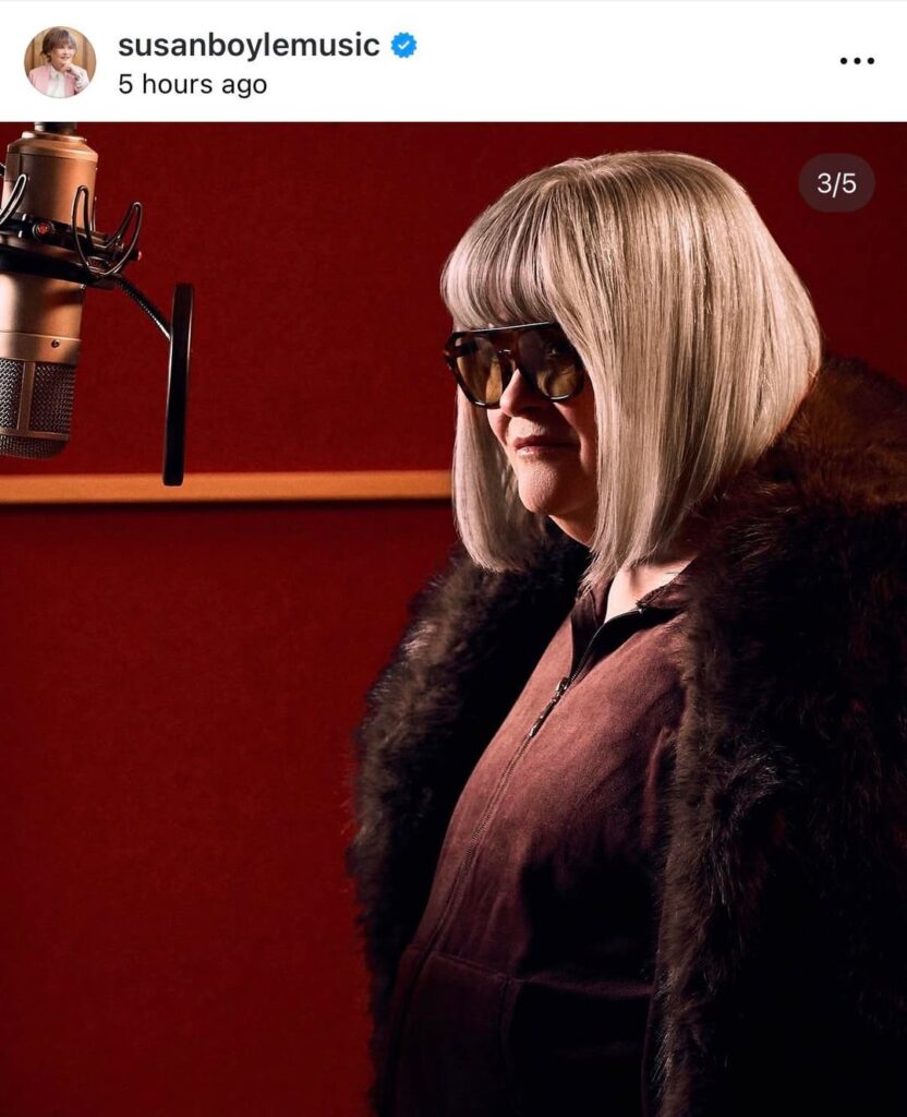 Susan Boyle debuts new look and teases new music