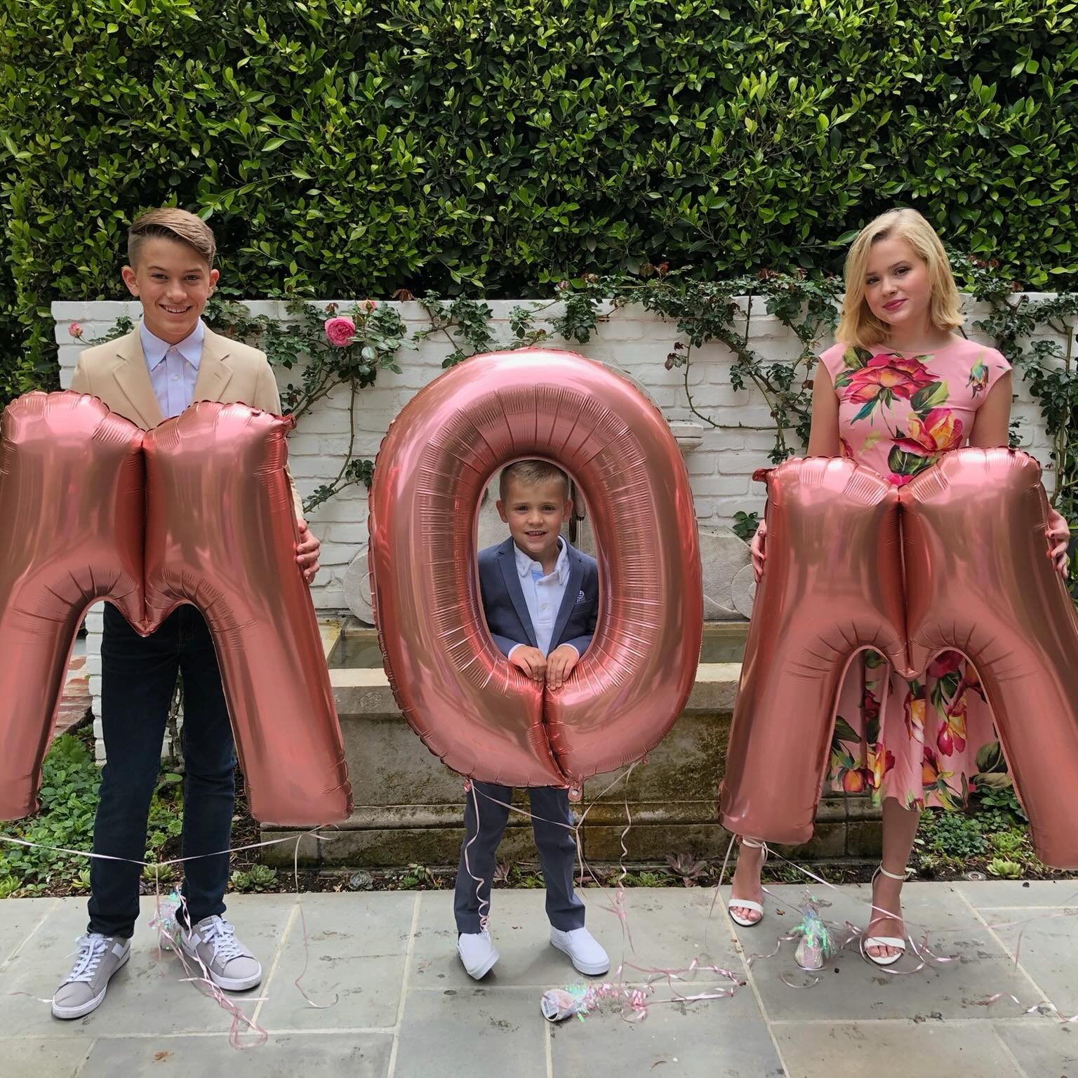 Reese Witherspoon shares photos of her three kids.