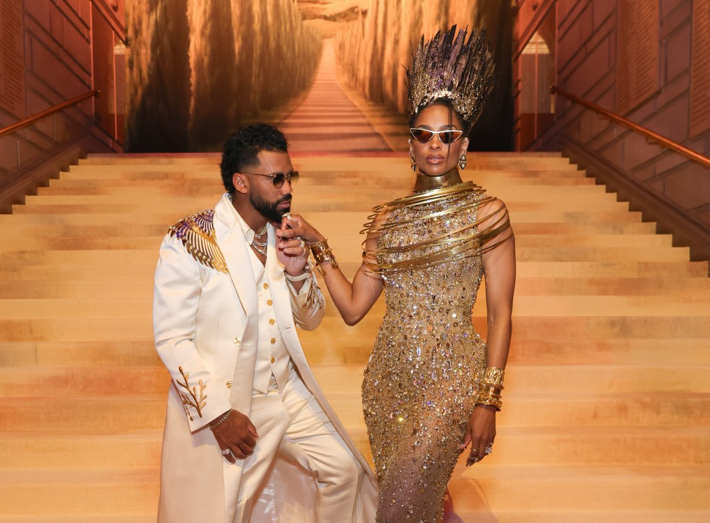 Russell Wilson and Ciara attend the 2026 Met Gala
