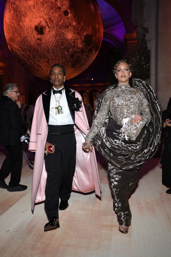 A$AP Rocky and Rihanna attend the 2026 Met Gala