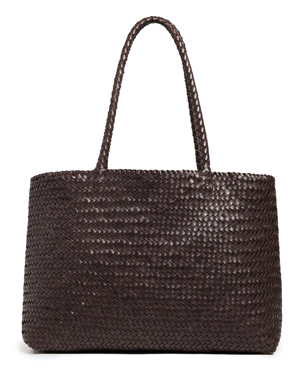 Woven Leather Tote