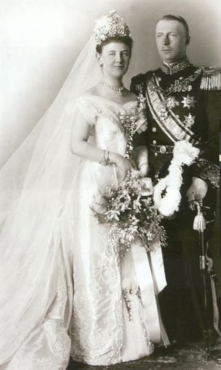 Royal wedding gowns from the 1900's and 1910's.