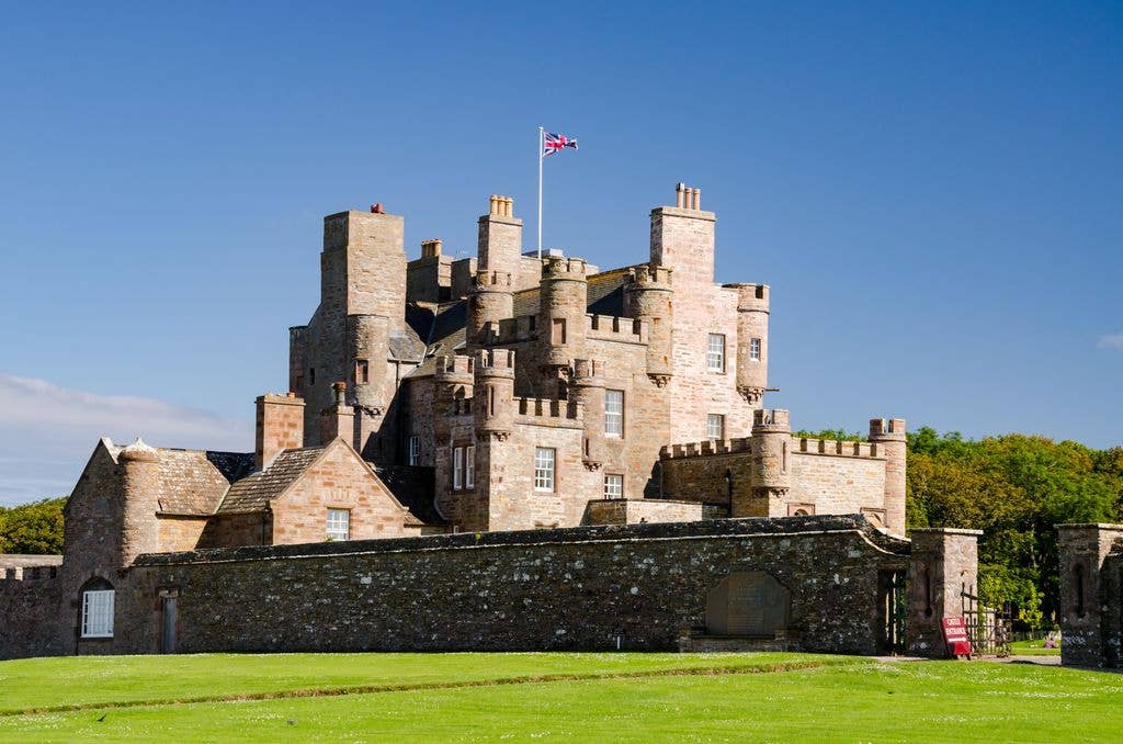 view of mey castle in sunshine