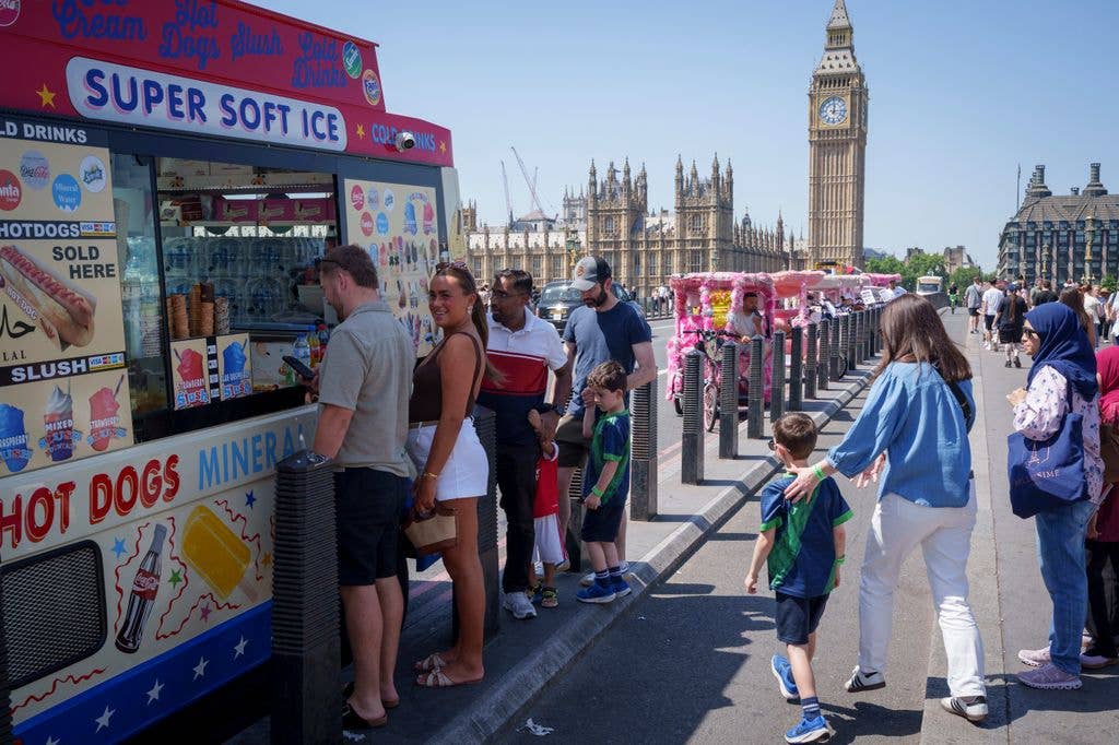 ice cream van in london