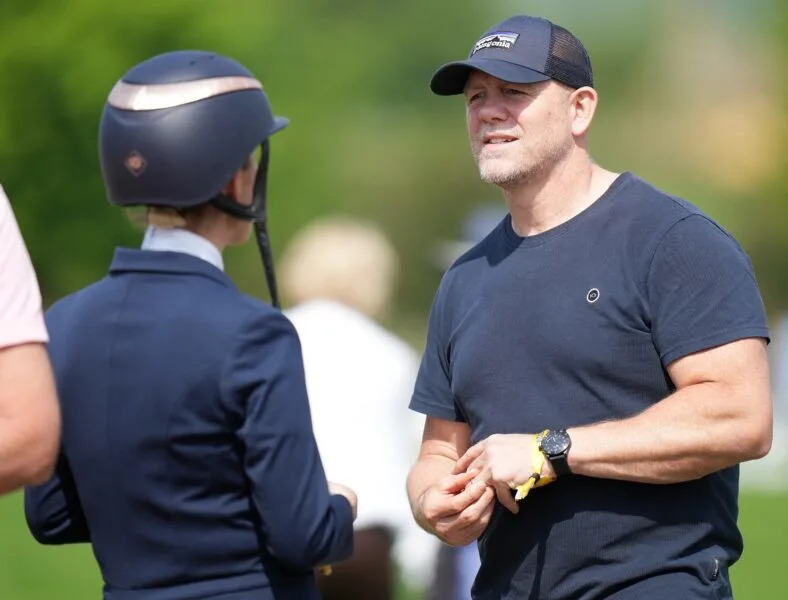 Zara and Mike Tindall  at the Badminton Horse Trials, Badminton, Gloucestershire