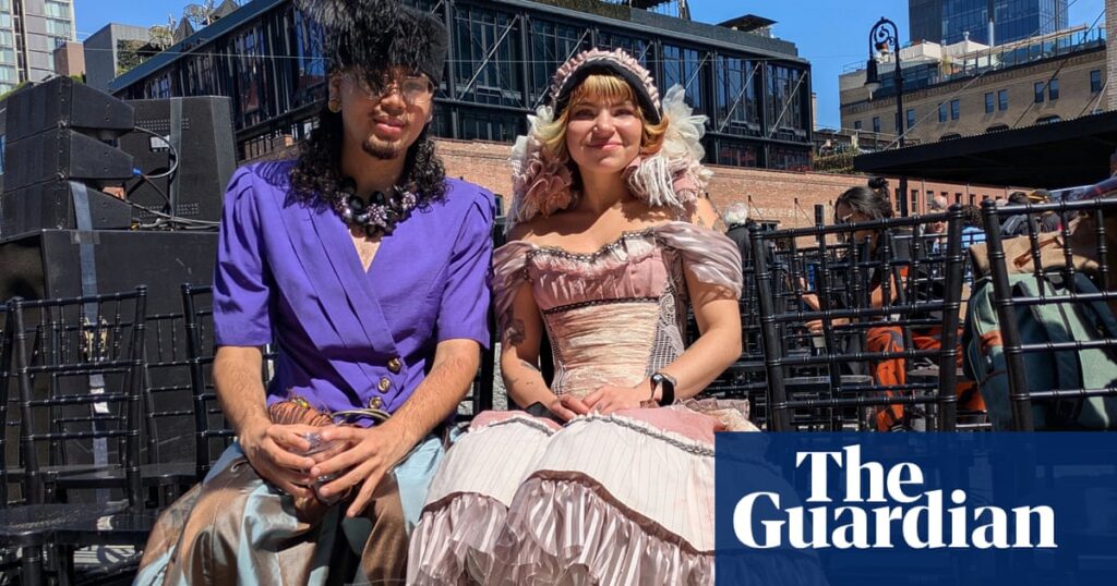 Activists stage fashion show before Met Gala in rebuke to Bezos and Amazon: ‘the people behind the smile’ | Met Gala 2026