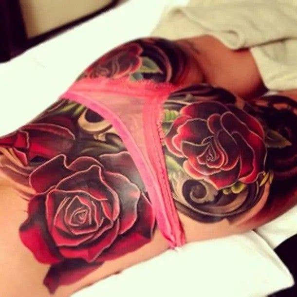 photo of cheryl bum tattoo