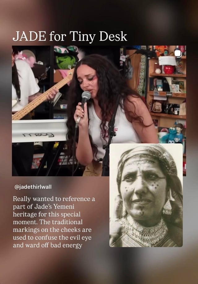 JADE’s Tiny Desk Makeup Look Inspired by Her Yemeni Heritage