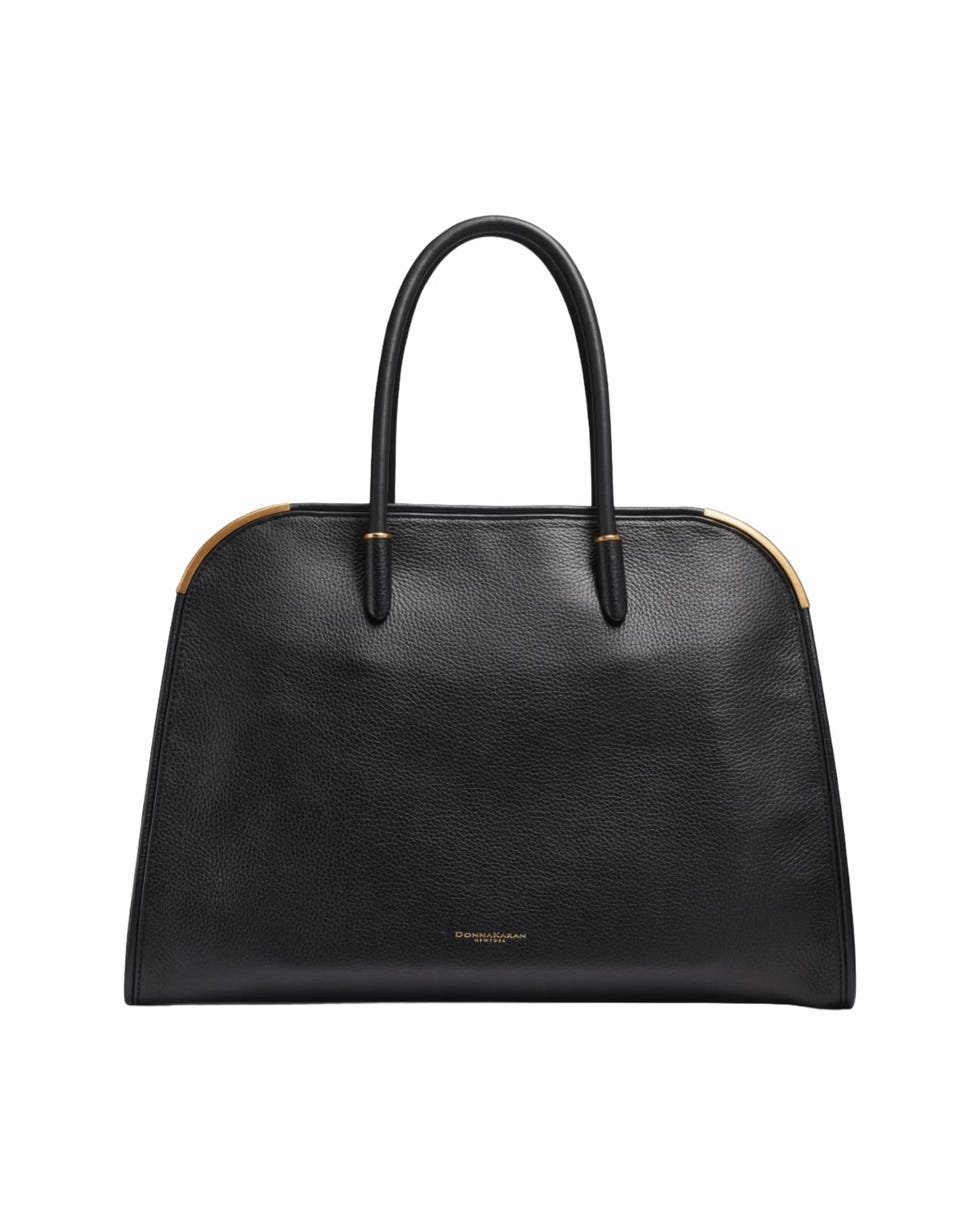 Satin Leather Tote