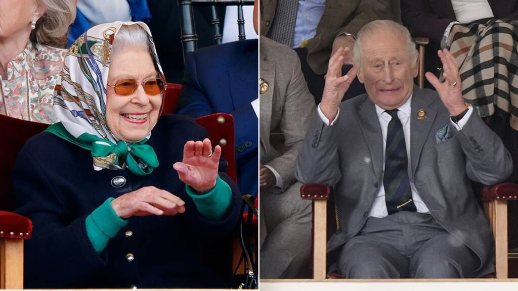Excitable King Charles is just like late mother Queen Elizabeth II in new photos