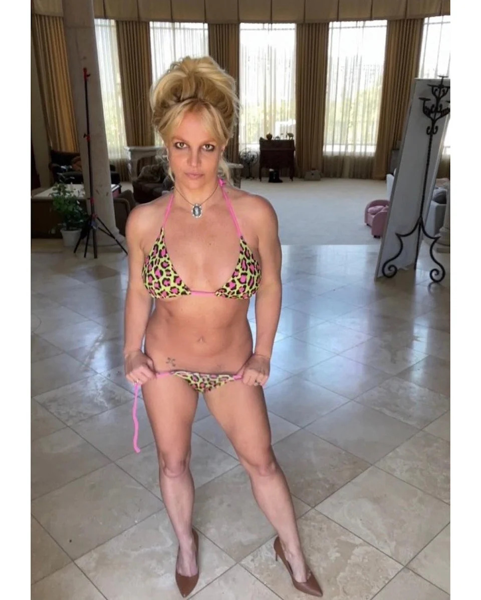 A rep for Spears (pictured here in an IG shot) shut down claims, telling Page Six, “This is completely blown out of proportion. Britney was enjoying a quiet dinner with her assistant and bodyguard.” Britney Spears/Instagram