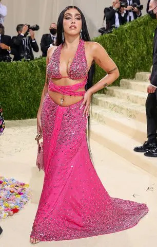 Lourdes Leon arrives at the Met Gala in N.Y.C. on Sept. 13, 2021Credit: Getty