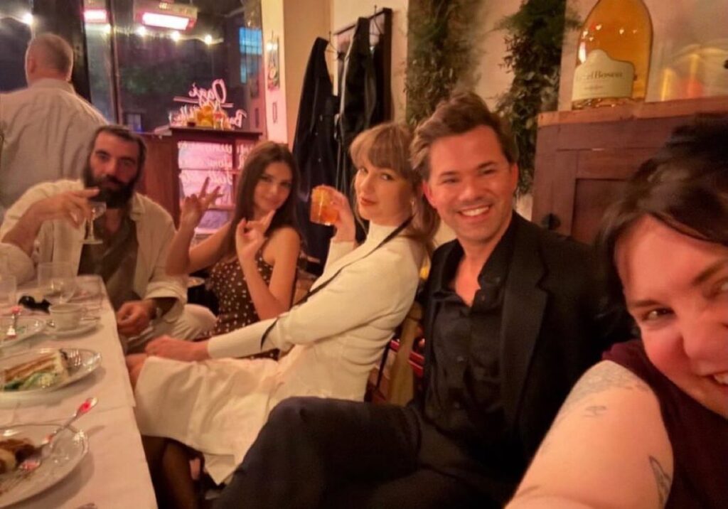 Taylor Swift celebrates Lena Dunham's birthday last night in New York with friends
