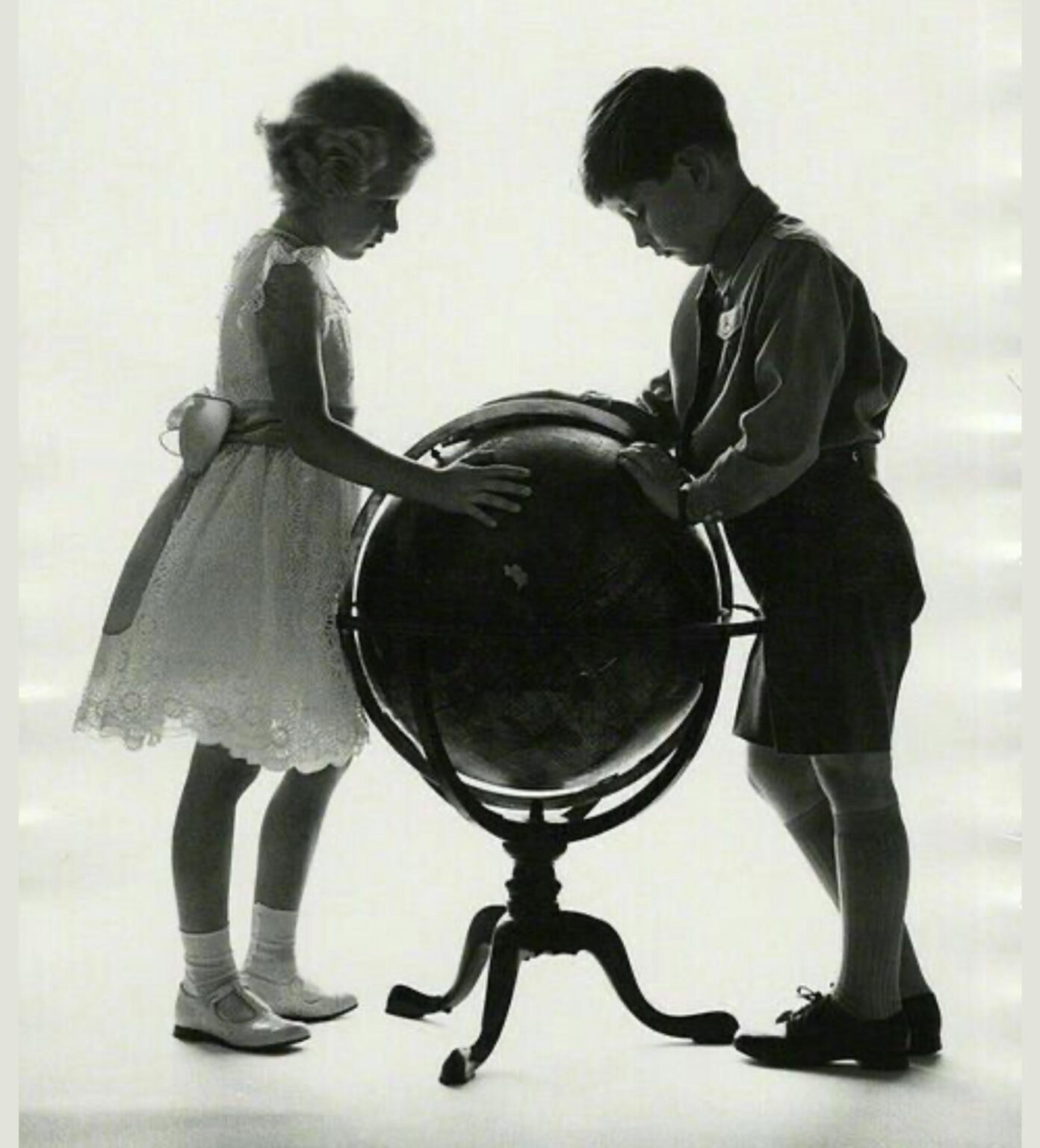 An interesting photo of young King Charles and Princess Anne. I think by Lord Snowden?