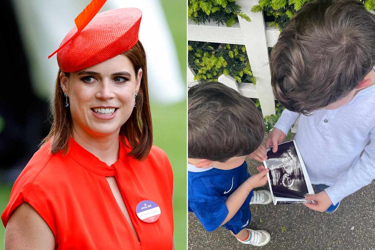 Princess Eugenie at Royal Ascot on June 21, 2025; Princess Eugenie's sons Ernest Brooksbank and August Brooksbank in a photo she posted on May 4, 2026Credit: Max Mumby/Indigo/Getty; Princess Eugenie/Instagram