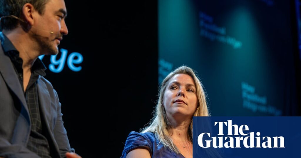 Meta legal action forces Facebook whistleblower to sit in silence at Hay festival | Meta Meta legal action forces Facebook whistleblower to sit in silence at Hay festival | Meta
