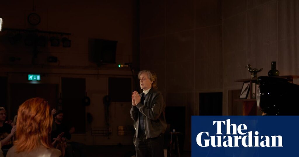 ‘It’s a bit emotional’: Paul McCartney plays new songs to fans at Abbey Road | Paul McCartney