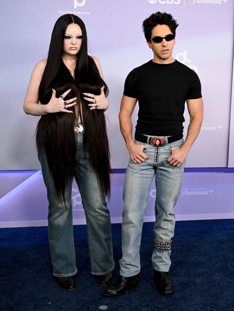 Paul W. Downs & Meg Stalter at the 2026 American Music Awards (May 25, 2026)
