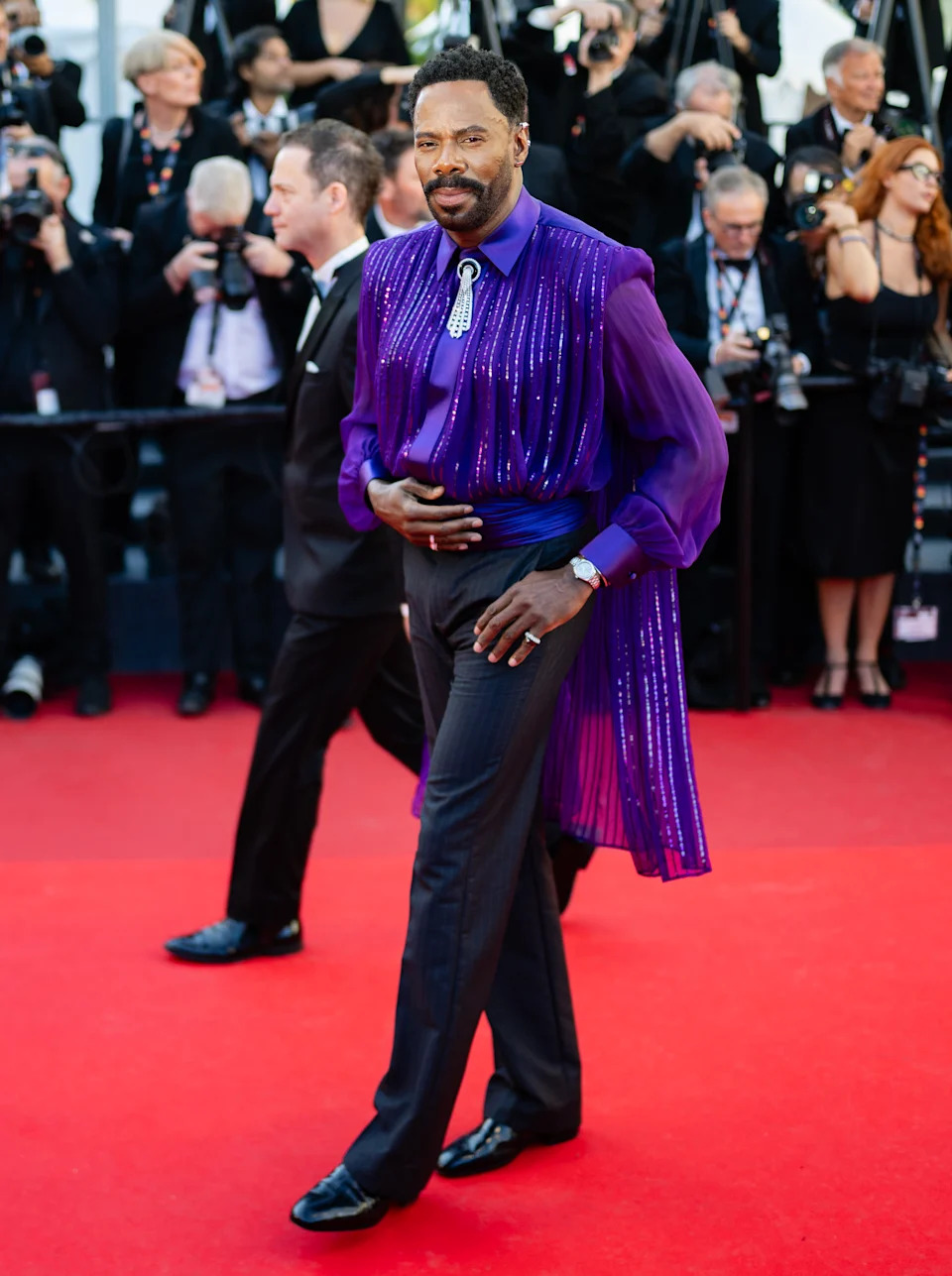CANNES, FRANCE - MAY 17: Colman Domingo attends the "Garance" screening during the 79th annual Cannes Film Festival at Palais des Festivals on May 17, 2026 in Cannes, France. (Photo by Samir Hussein/WireImage)