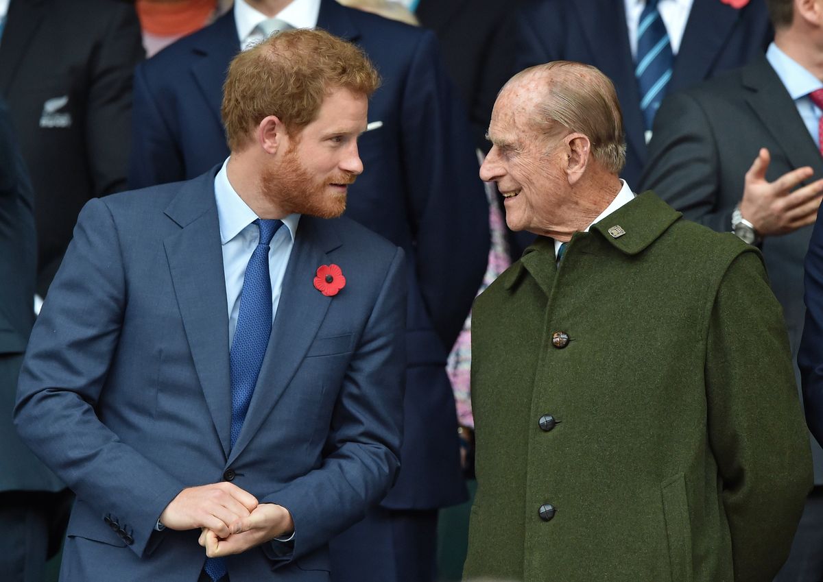 Prince Harry and Prince Philip
